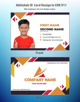 8/8 CorelDraw 11 Printable ID Card Design Templates | 65 Editable Designs India