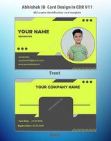 8/8 CorelDraw 11 Printable ID Card Design Templates | 65 Editable Designs India
