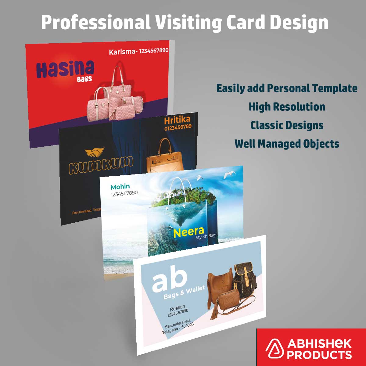 9/10 Clean Visiting Card Design Files – 100 CDR v11 Templates Files -  Transport, Veterinary Store, Pet Shop, Mirrors, Tattoo, Cake Shop, Tailor, Welding works, Painting Work, Stone Crusher