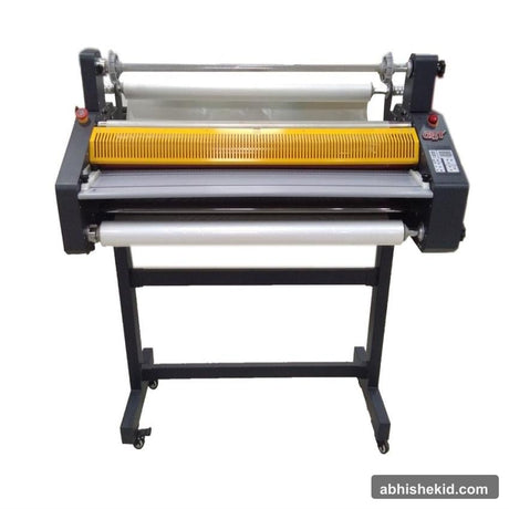 40 inch thermal roll laminator rubber rollers LED control panel AbhishekID