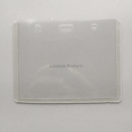 A2 CARD CASE PVC Transparent ID CARD POUCH HORIZONTAL 01