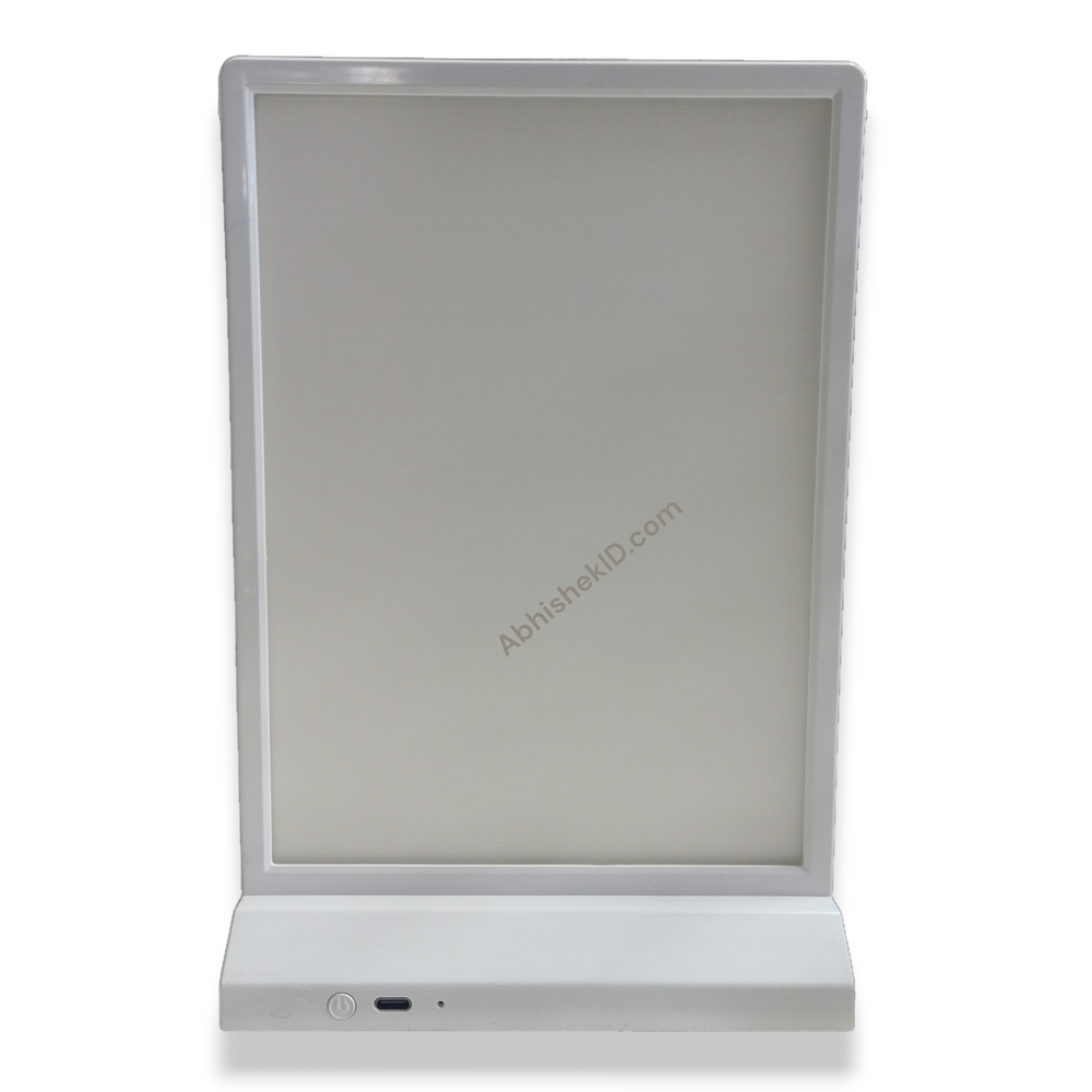 A3 LED Advertising Light Box - Rechargeable A3 Menu Display for Cafe, Restaurant, Cinema & Store