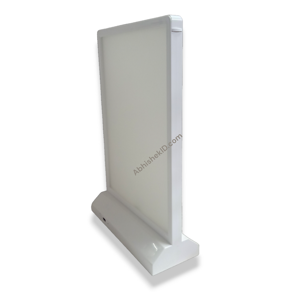 A3 LED Advertising Light Box - Rechargeable A3 Menu Display for Cafe, Restaurant, Cinema & Store