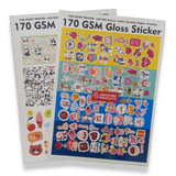 A4 170 Gsm Photo Sticker  Adhesive - For Inkjet