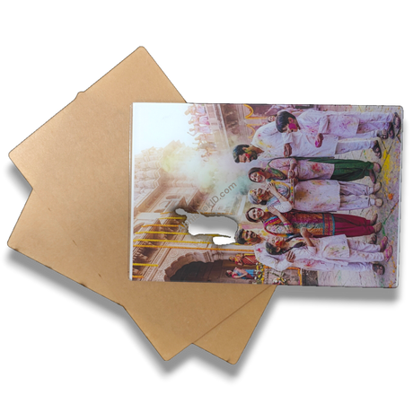 A4 Acrylic Photo Stand with Sparkle Gumming - 1