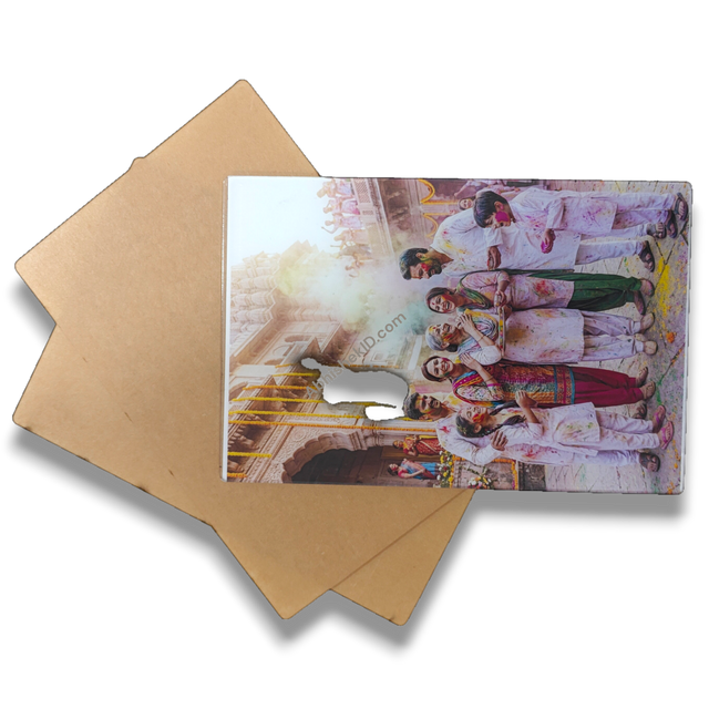 A4 Acrylic Photo Stand with Sparkle Gumming - 1