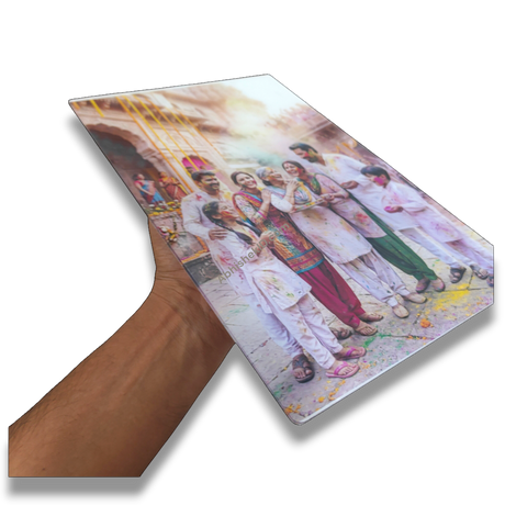 A4 Acrylic Photo Stand with Sparkle Gumming - 7