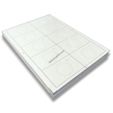 Premium PVC prelaminated RFID inlay sheet material texture for access control cards