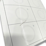 Finished ID card made from A4 RFID inlay sheet with 125 kHz proximity chip