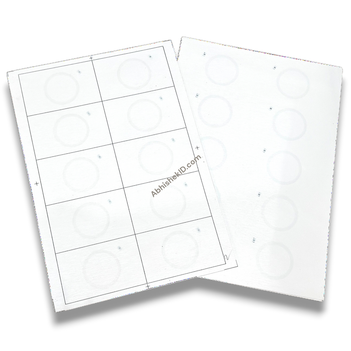 A4 RFID Inlay Sheet packaging for biometric attendance and access control card makers