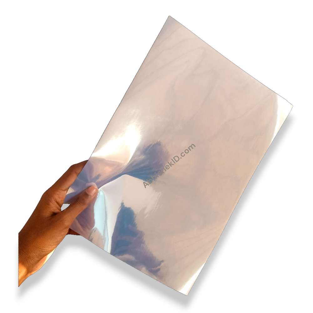 A4 Silver Promojet Sticker For InkJet Printer For Branding, Labeling and Decoration