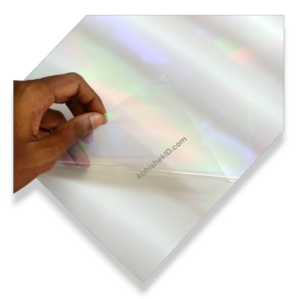 A4 Transparent Rainbow Promojet Sticker For Inkjet Printer Branding, Labeling and Decoration