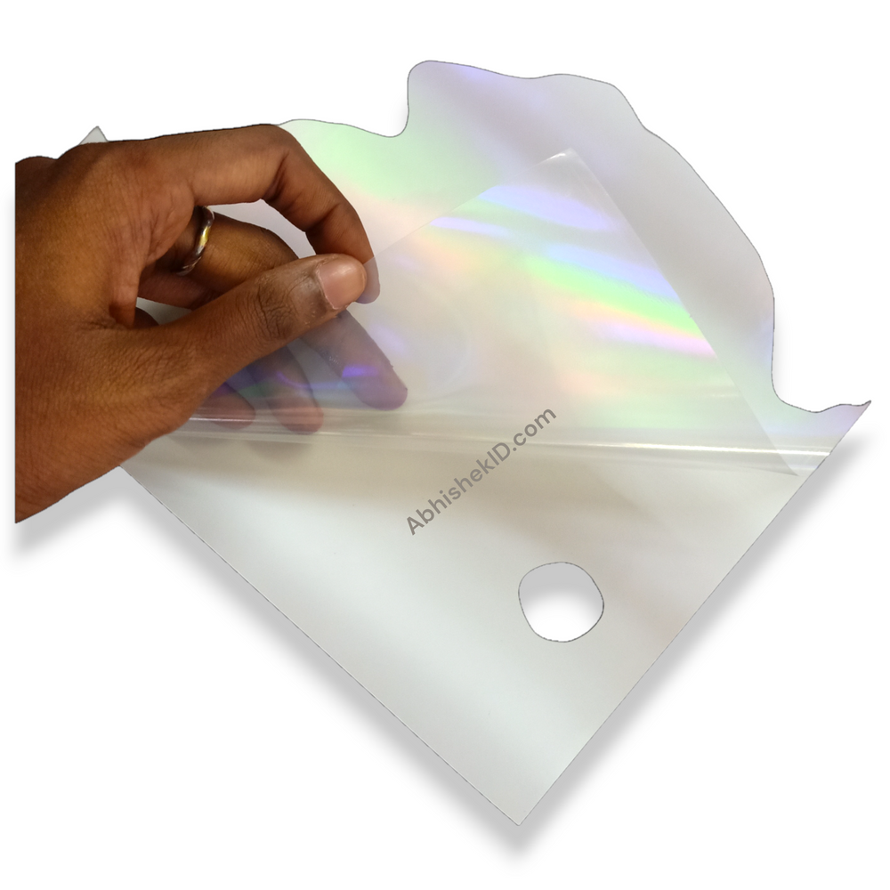 A4 Transparent Rainbow Promojet Sticker For Inkjet Printer Branding, Labeling and Decoration