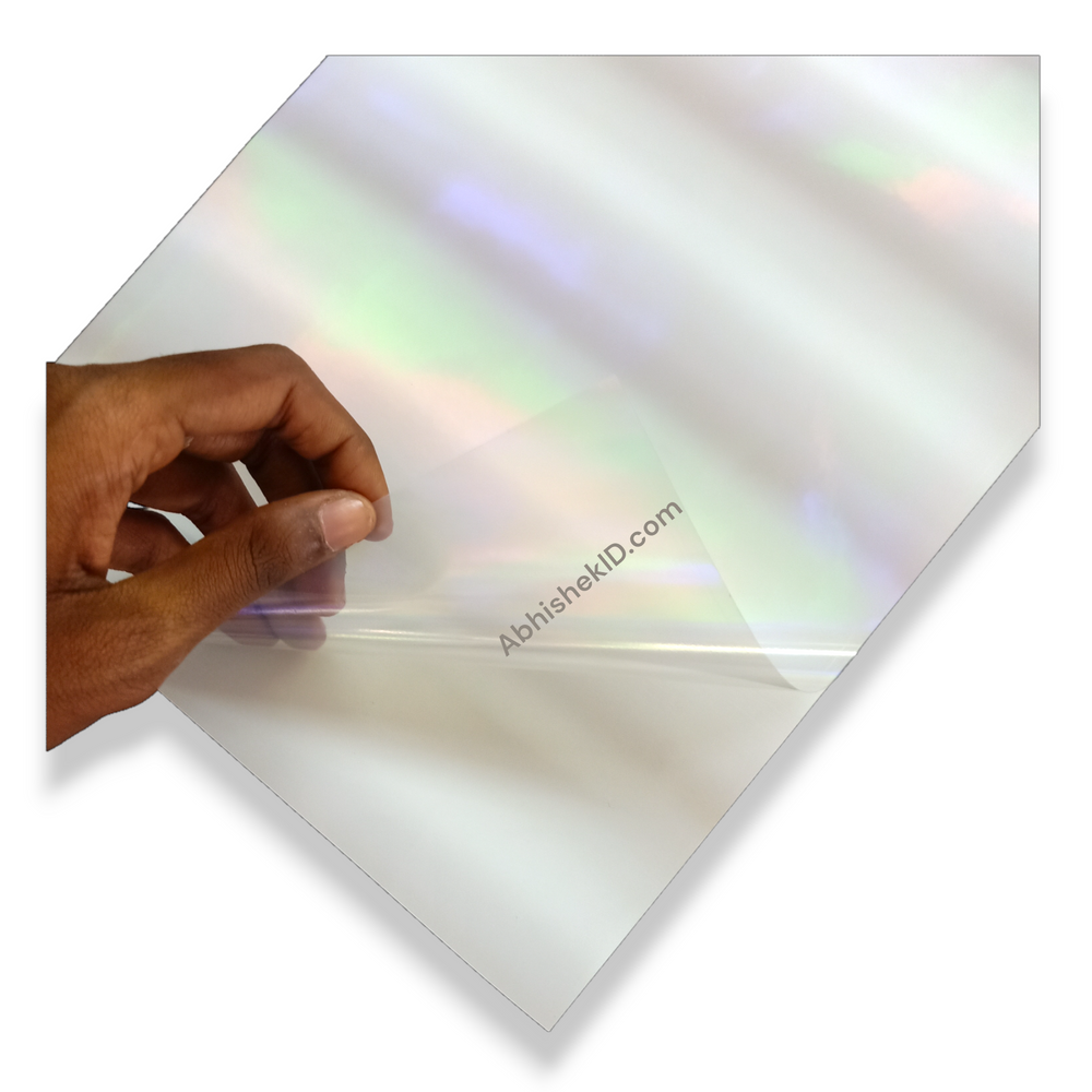 A4 Transparent Rainbow Promojet Sticker For Inkjet Printer Branding, Labeling and Decoration