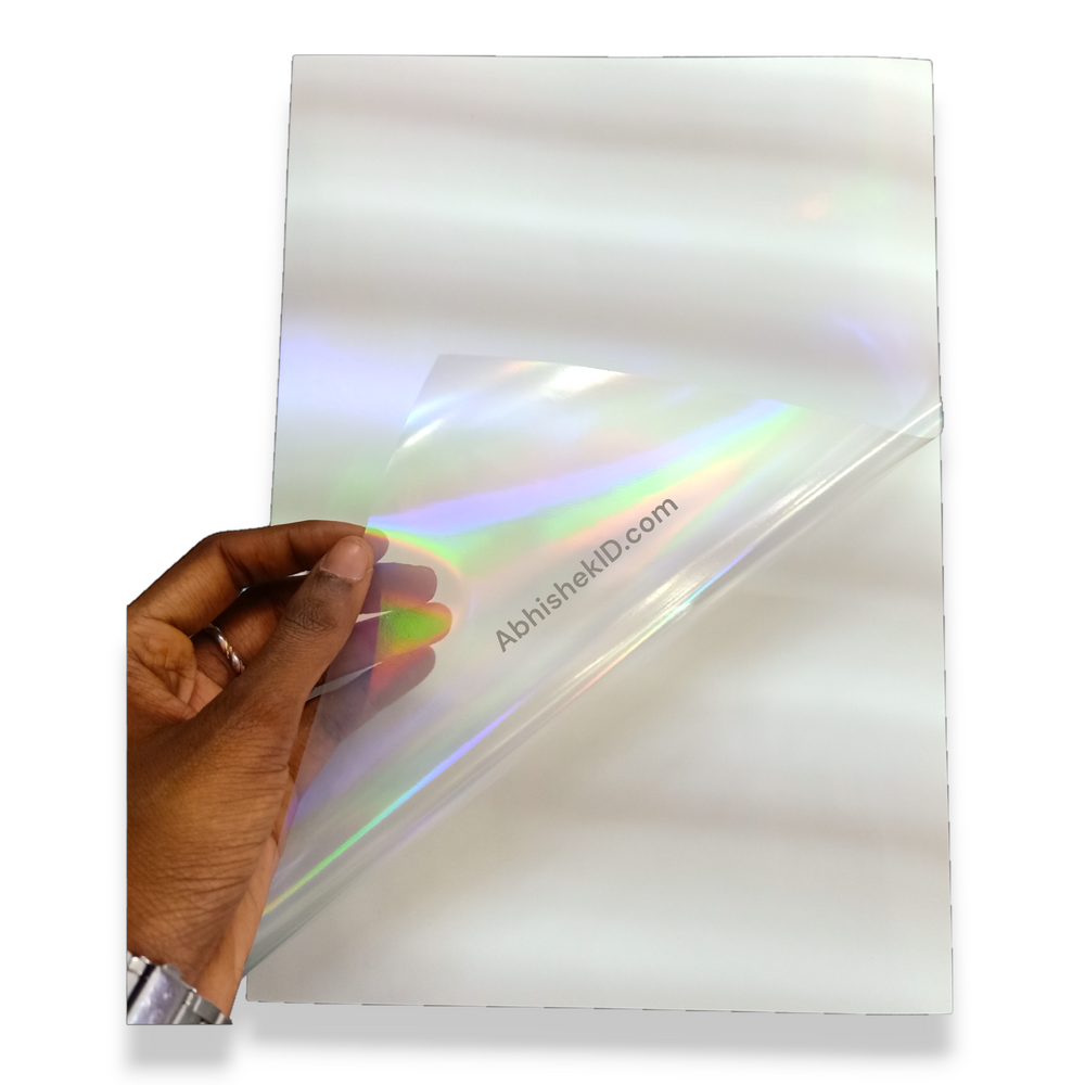 A4 Transparent Rainbow Promojet Sticker For Inkjet Printer Branding, Labeling and Decoration