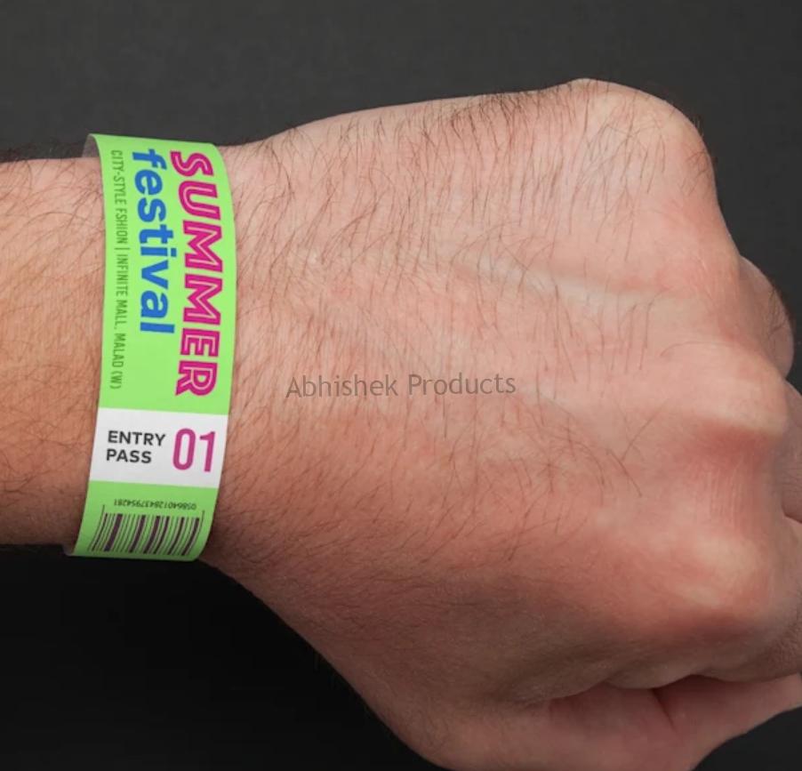 AP Wrist Bands, Inkjet LaserJet Printable Wrist Band Tyvek Paper Bands MultiColour Printable (1)