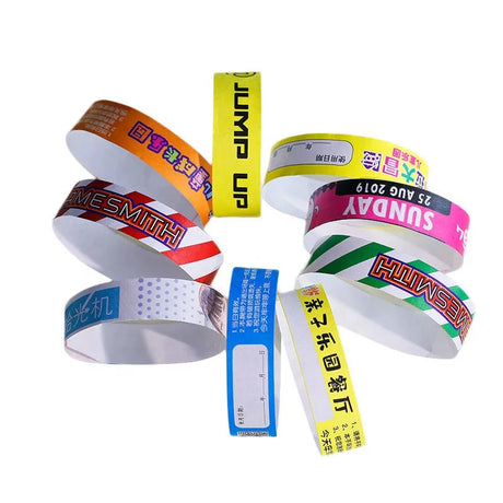 AP Wrist Bands, Inkjet LaserJet Printable Wrist Band Tyvek Paper Bands MultiColour Printable (1)