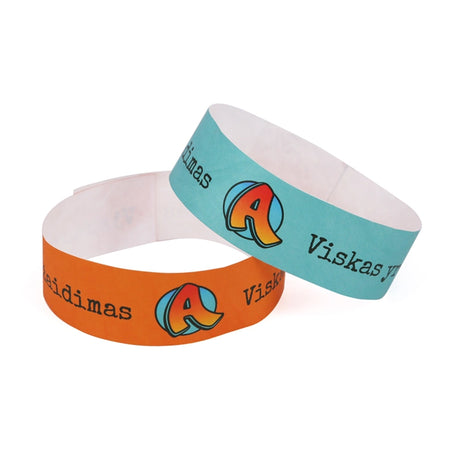 AP Wrist Bands, Inkjet LaserJet Printable Wrist Band Tyvek Paper Bands MultiColour Printable (3)