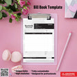 Minimalist bill book template for small businesses For Electricals