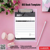 Basic bill book layout for digital printers For Medicare