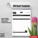 Basic structured bill book design layout For Furniture