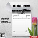 Basic bill book layout for digital printers For Opticals