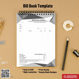 Simple bill book outline design for graphic designers For Jewellers