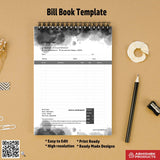 Professional customizable bill book template for fast edits For Traders