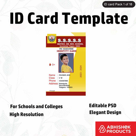 High-quality custom printed ID badges, fully customizable and suitable for various uses