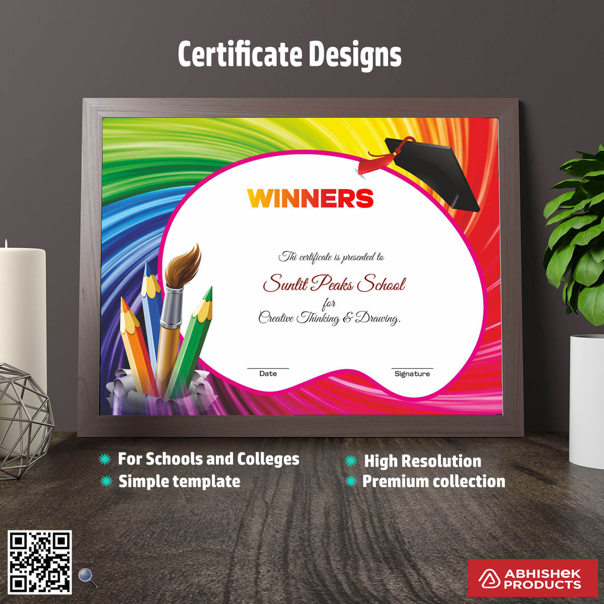 4>High-Quality Certificate Designs - 25 CorelDRAW Templates Design Files – CDR v11 Templates Files For Appreciation, appreciation, Fashion Design, Dance, Photography, Participation, Workshop Training, Summer Camp