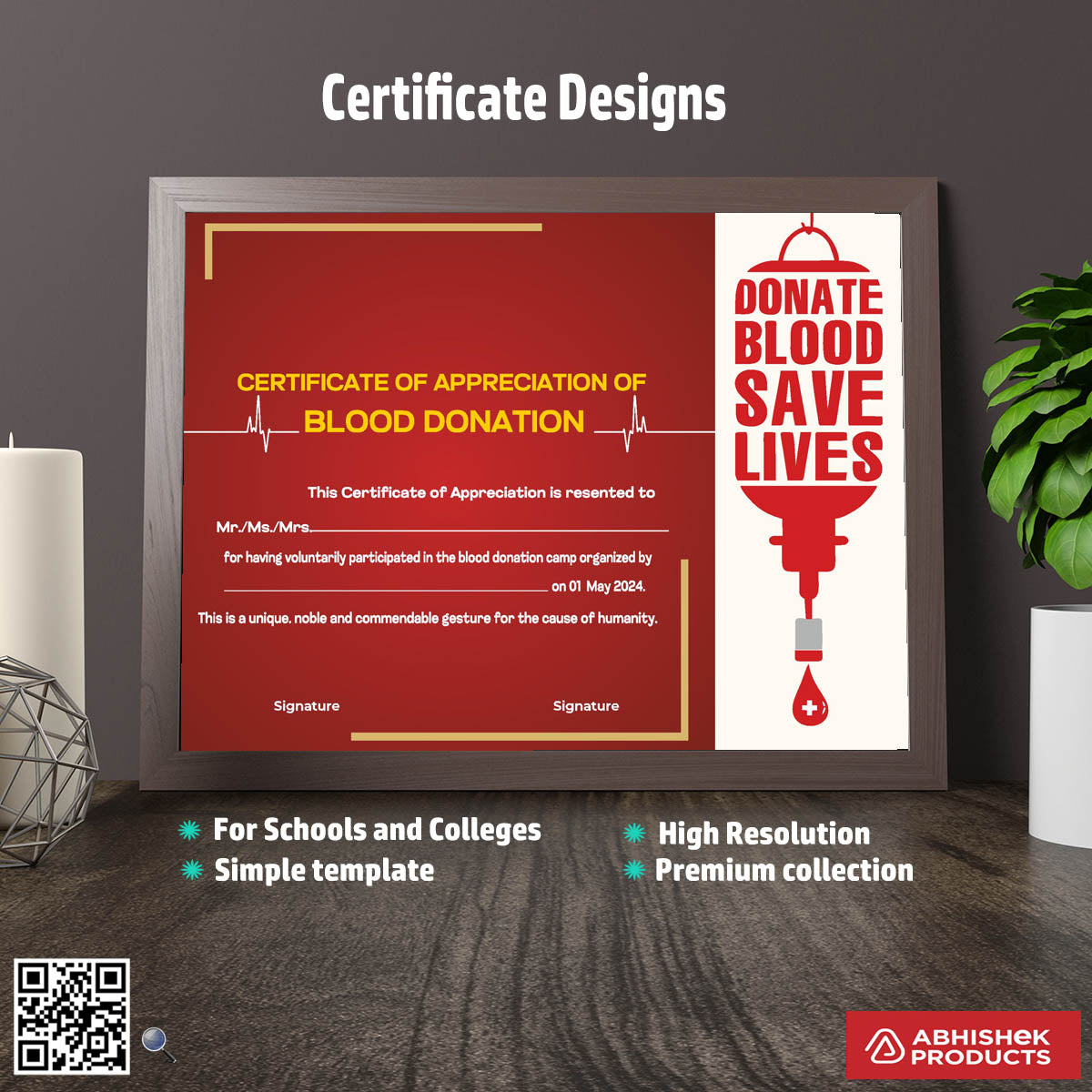 4>High-Quality Certificate Designs - 25 CorelDRAW Templates Design Files – CDR v11 Templates Files For Appreciation, appreciation, Fashion Design, Dance, Photography, Participation, Workshop Training, Summer Camp