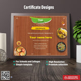 4>High-Quality Certificate Designs - 25 CorelDRAW Templates Design Files – CDR v11 Templates Files For Appreciation, appreciation, Fashion Design, Dance, Photography, Participation, Workshop Training, Summer Camp