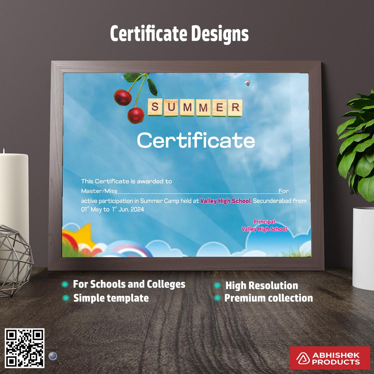 4>High-Quality Certificate Designs - 25 CorelDRAW Templates Design Files – CDR v11 Templates Files For Appreciation, appreciation, Fashion Design, Dance, Photography, Participation, Workshop Training, Summer Camp