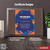 4>High-Quality Certificate Designs - 25 CorelDRAW Templates Design Files – CDR v11 Templates Files For Appreciation, appreciation, Fashion Design, Dance, Photography, Participation, Workshop Training, Summer Camp