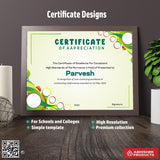 4>High-Quality Certificate Designs - 25 CorelDRAW Templates Design Files – CDR v11 Templates Files For Appreciation, appreciation, Fashion Design, Dance, Photography, Participation, Workshop Training, Summer Camp