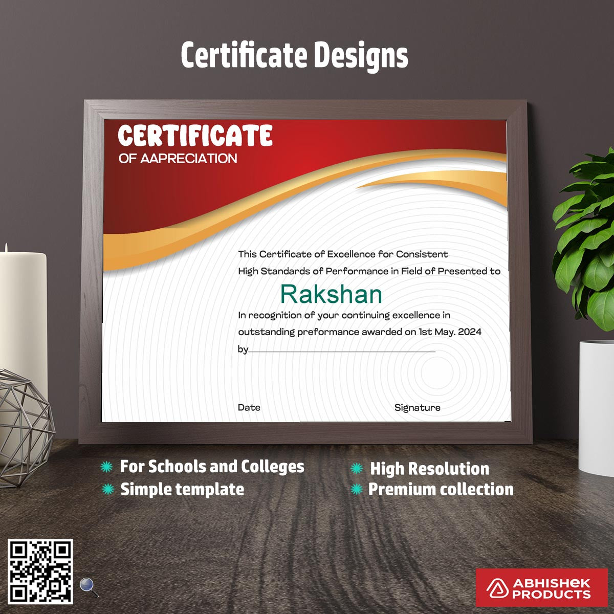 4>High-Quality Certificate Designs - 25 CorelDRAW Templates Design Files – CDR v11 Templates Files For Appreciation, appreciation, Fashion Design, Dance, Photography, Participation, Workshop Training, Summer Camp