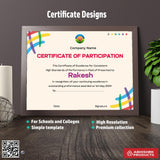 4>High-Quality Certificate Designs - 25 CorelDRAW Templates Design Files – CDR v11 Templates Files For Appreciation, appreciation, Fashion Design, Dance, Photography, Participation, Workshop Training, Summer Camp