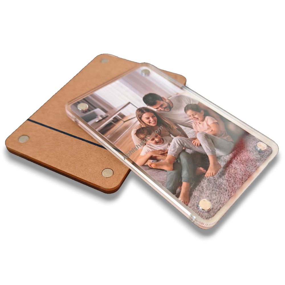 Acrylic Poloroid Magnetic Photo Frames 6x9 cm – Rectangle Fridge Magnet Frames | Without Print