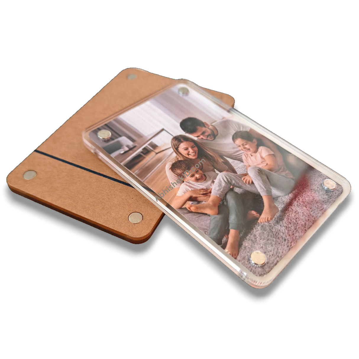 Acrylic Poloroid Magnetic Photo Frames 6x9 cm – Rectangle Fridge Magnet Frames | Without Print