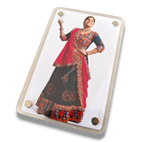 Acrylic Poloroid Magnetic Photo Frames 6x9 cm – Rectangle Fridge Magnet Frames | Without Print