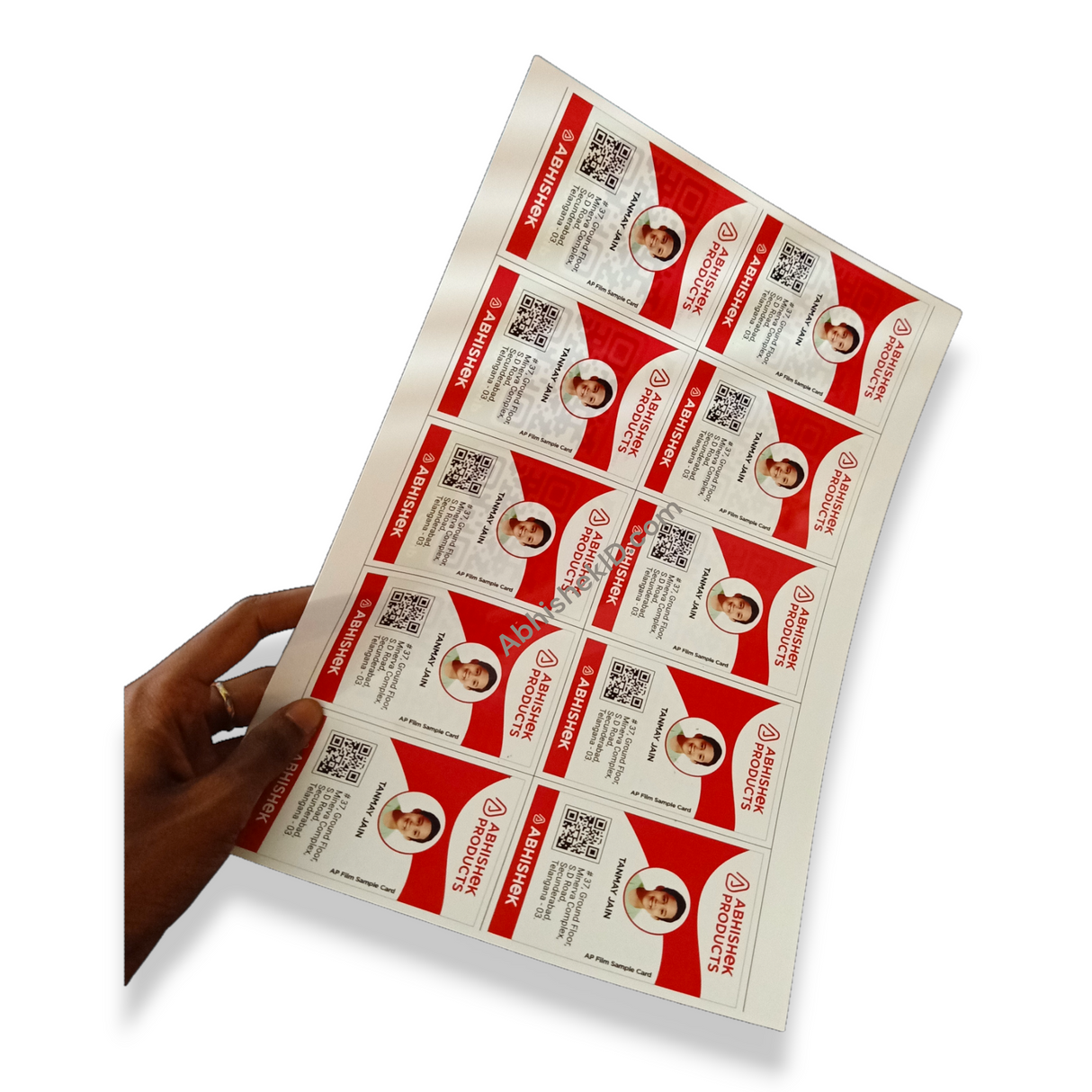 A4 Ap Film 20 Sheets + 20 Pcs  A4 250 Mic Lamination Pouch For Id Cards