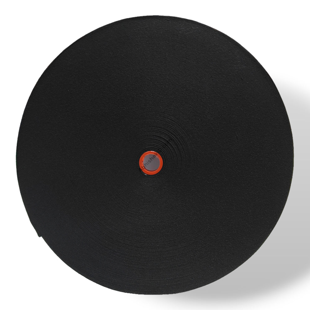 Black Colour 12mm Colour Satin Roll For ID Card Lanyard Tags Screen Printable (1)