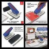 Calendar D cut semi circle punch machine improved design front view