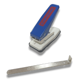 Easy hand lever operation on improved calendar D cut semi circle machine