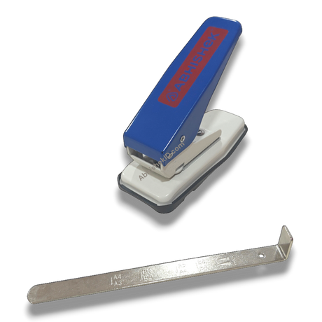 Easy hand lever operation on improved calendar D cut semi circle machine