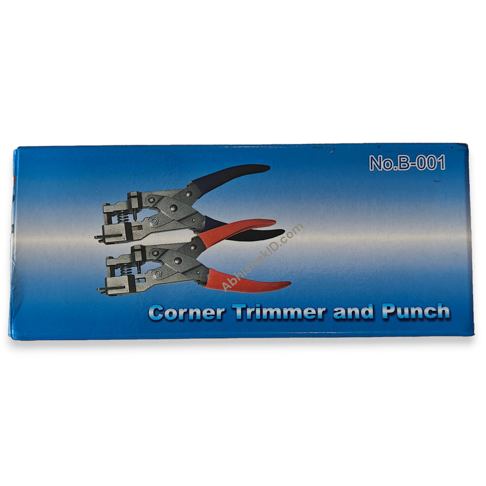 Complete corner slot punch kit view for card shops and print studios India