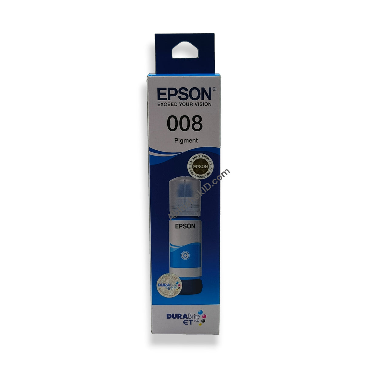 Cyan Epson Original 008 Ink Bottles for EcoTank Printers L15150, M15140, M15180, L6460, L6490, L6580, L6570, L15180 (2)