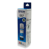 Cyan Epson Original 057 Ink Bottles for EcoTank Printers L8050, L18050, L8150 (3)