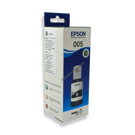 Epson 005 120 ml Black Ink Bottle, Compatible with M1100M1120M2140 Epson Printer Models (4)