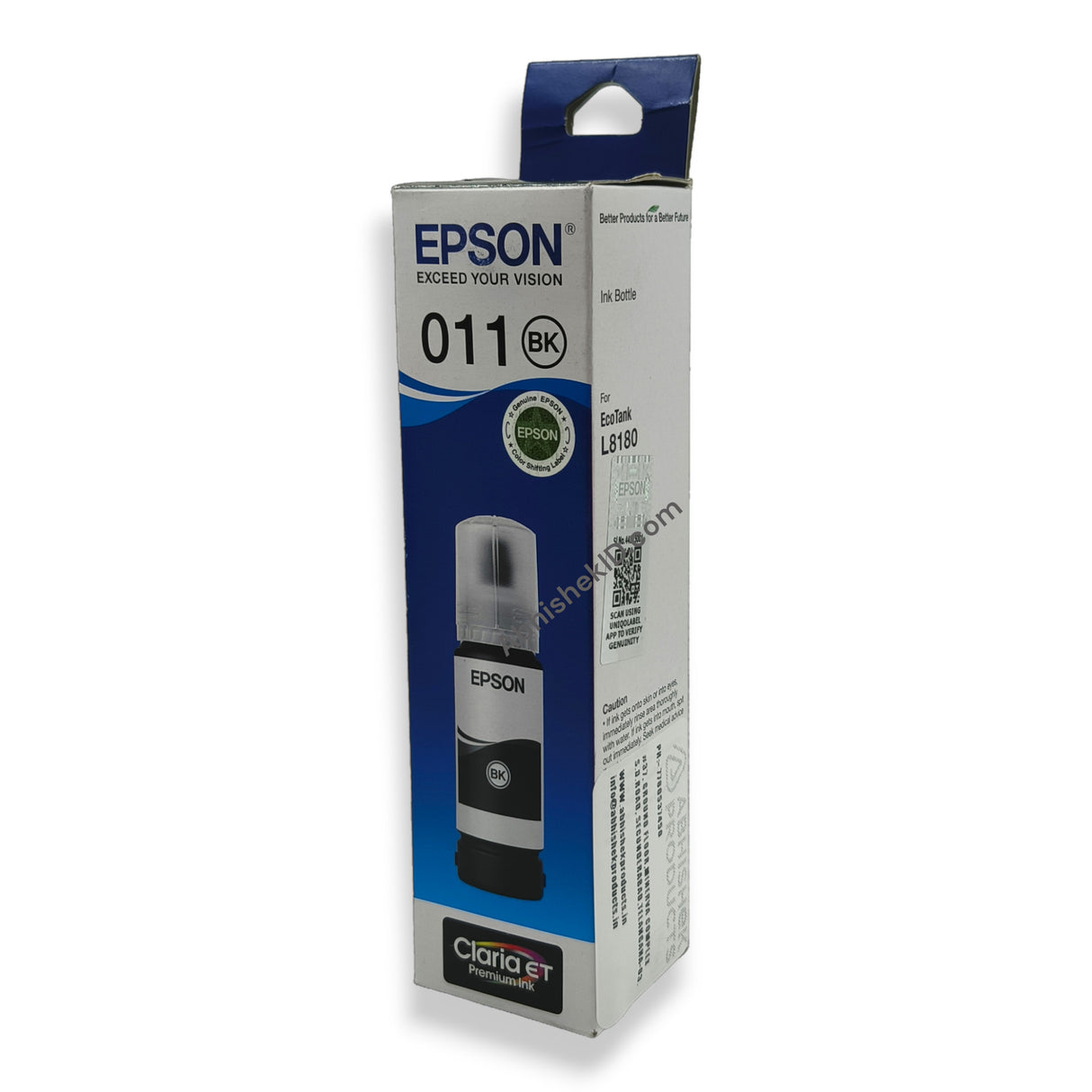 Epson 011 Black Ink Bottle for EcoTank Printers High Quality, Low Cost Printing for L8180 L8160 (2)